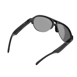 Nya TWS trådlösa solglasögon Musik Solglasögon Exam Earpiece Headset Smart Glasögon med Bluetooth F08 DDMY3C