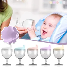 Cups Saucers Cold-Resistant And Heat-Resistant Sealable Multi-Color Children'S Tall Plastic Cup Milk Learn To Drink Drop