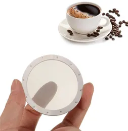 Filtros de capa de café lavável em aço inoxidável sólido para aço inoxidável para filtros de filtro de cafeteira de cafeteira AeroPress ZA23823515722