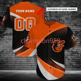 Drukuj 3D Niestandardowy szybki mundur baseballowy Sublimation Button Jersey Men's Custom Jersey Baseball Jersey