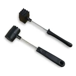 Köttfjäfäverktyg Hammer Tenderize Tool DoubleSide Hushållsfläskbiff Losening Tenderizer Kitchen Gadgets VT1463 Drop Leverans DHO8S LL
