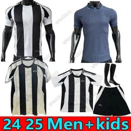 S-4XL Fãs Jogador Chiesa Jerseys Juventuss Di Maria 2024 2025 Home Away Milik Vlahovic Kean Pogba McKennie Locatelli Jerseys Mets 24 25 homens Kean Kids Kits Unifor