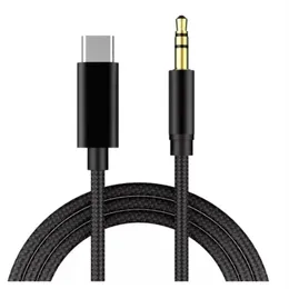 AUX Aux Audio Cable USB C إلى 3.5 مم جاك AUX CORM CARM SPEANER ADAPTER FOR iPhone 15 Samsung Xiaomi Huawei Universal Type-C