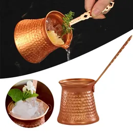 350 ml de capa turca de cobre resistência a calor Fabricação de chocolate Moka Pot para cozinha de cozinha em casa Coffeeware Teaware 240510