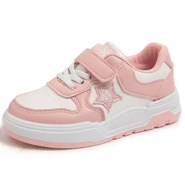 Kindersportschuhe PU Leder -Turnschuhe für Mädchen Softsoled CasualTennis Antislippery Tennis Kinder 240430