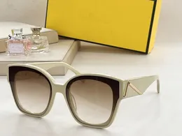 5A Brillenfeste Fol053V fol054v Erste Sonnenbrille Rabatt Designer Brillen für Männer Frauen Acetat 100% UVA/UVB mit Box Fendave FE40098i Fe40097i