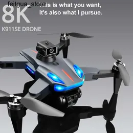 드론 드론 새로운 K911 SE GPS 4K 드론 전문 장애물 회피 8K 듀얼 HD 카메라 5G 브러시리스 모터 접이식 4 헬리콥터 선물 장난감 S24513