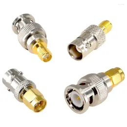 Ложи SMA to BNC Комплекты 2 SET RF Adapter Connector для SDR HAM Radio Baofeng UV-5R UV82 V-5R5 Двухчастотный портатив