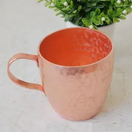Mugs Handmade Pure Copper Cup Thick Handle Water Beer Mug Tableware High Grade Gift