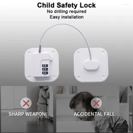 Коврики для ванн 1pc Baby Safety Lock с металлическим ключом или кодированным шкафным холодильником ящики окна цифровой пароль защита детей
