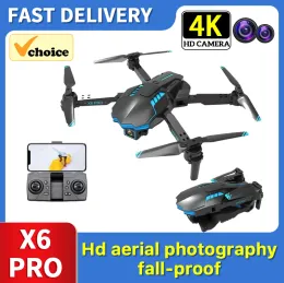 X6 Pro Mini 4K Drone: Smart Avoidance, Dual-Camera, Folding Quadcopter with Remote Control for Ultimate Aerial Fun