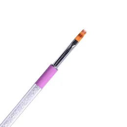2024 Manzilin Nail Enhancement Tools Wholesale Nail Brush Serrated Powder Rod White Diamond Nail Enhancement Pen Special Shape Pen Tifor