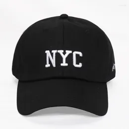 Ball Caps NYC Hafted Baseball Cap for Women Men Snapback Hat Cotton USA KPOP Hip Hop Men's Tata Outdoor Sports Hats