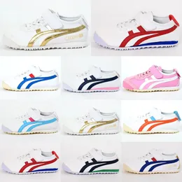 kids spring casual shoes white jogging sneaker Tiger boys girls Japanese fashion soft shoe childrens students running trainers outdoor youth sneakers