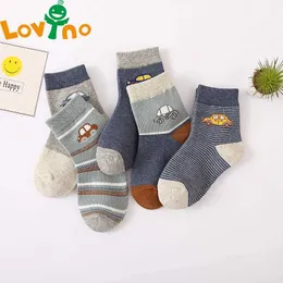 Детские носки 5 пары детских носков новорожденный мальчик-мальчик милые короткие носки 0-1-3-8y детские детские хлопковые мультфильм мягкие детские спортивные носки D240513