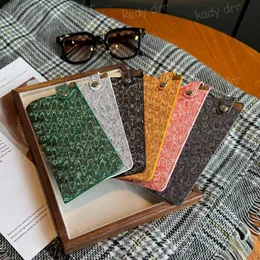 Montmartre Gm Case Canvas Leather Strap Cellphone Bags Half-Circle Snap Button Women Men Sunglasses Protective Cover Shoulder Crossbody
