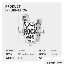 Diğer Aşk You Rock Gesture Boncuklar% 100 925 Sterling Sier Charms Orijinal Bileziklere Uyuyor Takı Aksesuarları Yapan Teslimat Düşüşü Gevşek DHTJS