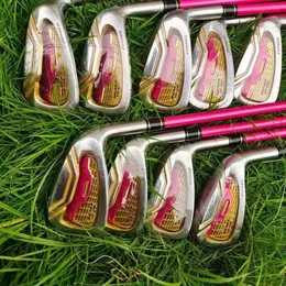 Kadın Golf Kulüpleri 4star Honma Beres S-06 Golf Ütüler Seti 5-11 A S Irons 9pcs L Flex Grafit Milini ve Headcover 222