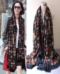 Robot Bag Printing 300 Branch Cashmere Sconhef Shawl Thin Cashmere6722855