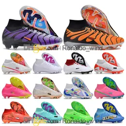 Gift Bag Mens Womens Football Boots Ronaldo CR7 Superflys IX 9 Elite FG Tns Cleats Mbappe Neymar ACC Zooms Soccer Shoes Kids Boy Girl Outdoor Trainers Botas De Futbol