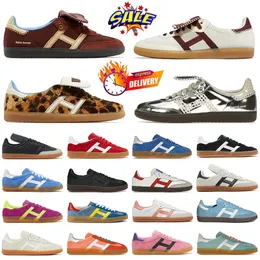 Sapatos de gama de gama Gales Bonner Shoes Leopard Print Shoes Sneakers Mulheres Menino Menino Casual Sports Flat Sports Outdoor Trainers 40-45