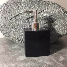 Flytande tvåldispenser svart grossist emulsion flaska badrumstillbehör harts tom flaskan elklubbpress
