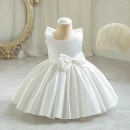 Girl Dresses Adorable Flower con fiocco per matrimoni e occasioni speciali