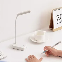 Tischlampen Drei Zahnrad Reading Desktop Night Light Book Leuchten Top Laternen LED Eye Protection Desk Lampe einstellbar