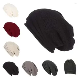 Party Favor 2024 Men And Women Striped Hats Warm Covers Pile Up Street Dance Knitted Woolen Girl Boy Gifts