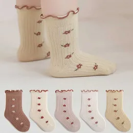 Kids Socks New toddler Stringy Selvedge socks newborn baby soft cotton lace socks autumn girls baby boys cute boneless socks d240513