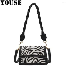 Bag YOUSE Brand Autumn Winter Fashion Small Women's Cross-body Square Bags Retro One-shoulder Armpit 8196