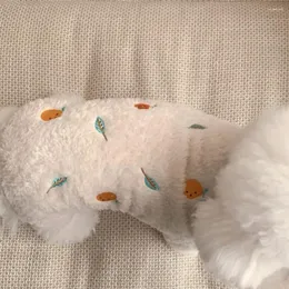 犬アパレルペットjumnpsuit冬の秋の暖かいセーター小さなかわいい漫画パジャマ猫甘いデシンジャー服プードルヨークシャーチワワア
