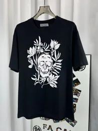 Saint Queen T قمصان الرجال القمصان Mens Designer T Resirts Black White Cool T-Shirt Men Summer Italian Fashion Tops Street Tops Tops بالإضافة إلى حجم 98197