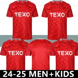 24 25 Aberdeen FC Soccer Jerseys 2024 2025 McGrath Jensen Clarkson Geansaidhean Ball Cose Dubh Barron Miovski Duk Doohan Kennedy Ramadani Men Men Kids Football