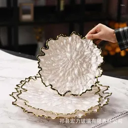 Dekorative Teller Obstplatte kreative westliche Lebensmittel Dessert Haushalte Minimalistische Lichtgeschirr Geschirr