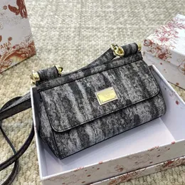 Sicilien mini handväska kvinnors väska designer högkvalitativa axelväskor lyxhandväska läderbrev plånbok handväska 20 cm