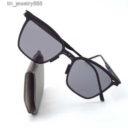 Modedesigner benutzerdefinierte polarisierte TR90 Klappende Damen Frauen Taschenfaltbare Sonnenbrille Sonnenbrille Herren River