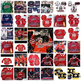 Vin Custom Ohl Oshawa Generals zszyta koszulka hokeja 91 John Tavares 9 Bruce Melanson 9 Dave Andreychuk 18 David Bauer 10 Alex Delvecchio