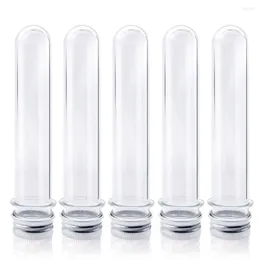 Бутылки для хранения прозрачные пластиковые пробирки с крышками 20 шт.