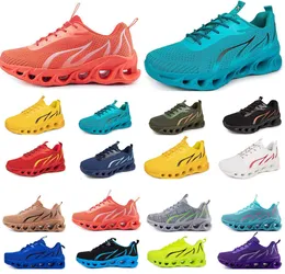 2024 Gai Spring Men Shoes Running Flat Shoes 소프트 밑창 회색 새로운 모델 패션 색상 차단 스포츠 큰 크기 A1117SD