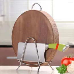 Kitchen Storage Silver Multipurpose Chopping Board Holder Save Space In Style Waterproof And Rustproof Stainless