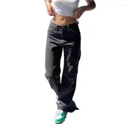 Women's Jeans Good Selling Y2k Women's Cotton Denim 18 24 Washed Non Strech Full Length Loose Clothes