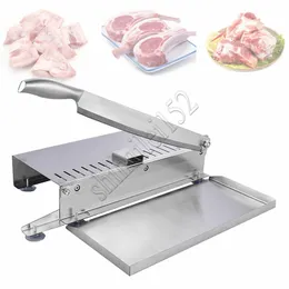 Stainless Steel Frozen Meat Slicer Bone Cutting Knife Minced Lamb Slicer Machine Multi-fuction Frozen Chicken Duck Fish Cutter