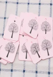 Interi 1000pcslot Mini Hang Tags Cine Girl Tag di carta natalizia Etichette regalo di carta di compleanno Etichette sospese Talbero Up Tree7843659