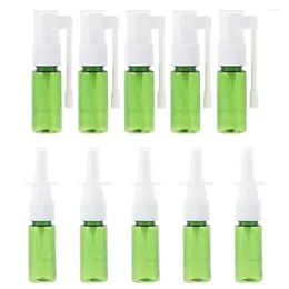 Speicherflaschen 10 Stcs Sprühflasche Parfümhalter Flüssige Sub Plastik Nasensprühgerät nachfüllbarer Vernebler tragbarer Paketbehälter