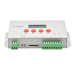 Dekoracja imprezy K-1000C Kontroler LED K1000C WS2812B WS2811 APA102 T1000S WS2813 2048 Pixels DC5-24V