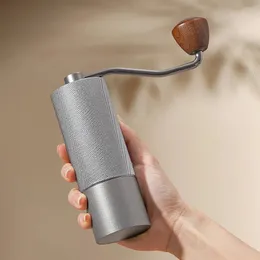 Manuell kaffekvarn med rostfritt stål slipkärna All Metal Body Hand Brewed Portable Accessories 240507