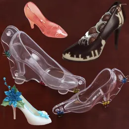 Backformen 3D -Kuchen dekorieren Schimmelwerkzeuge High Heel Schuhform mit Trauer Zuckerpaste Schimmelpilze DIY -Gebäckküchenzubehör