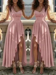 Sexy Women Elegant Pink Cocktail Party Evening Chic Gala Graduation Dresses Luxury Formal Occasion Bridesmaid Gown Dress Clothes 240424