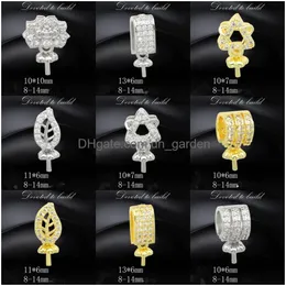 Impostazioni di gioielli S925 Sier Pearl Montaggio Accessori Necklace Accessori per battute di smalto fai -da -te consegna consegna dhuhp